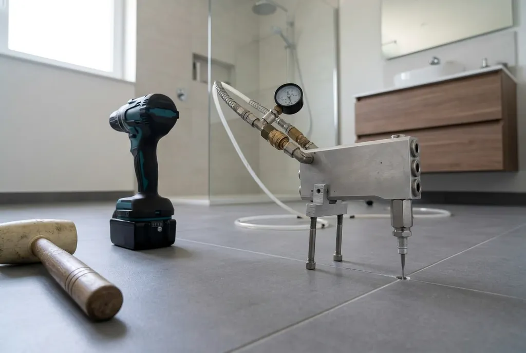 Kitbedrijf Bennekom – holle tegels injecteren